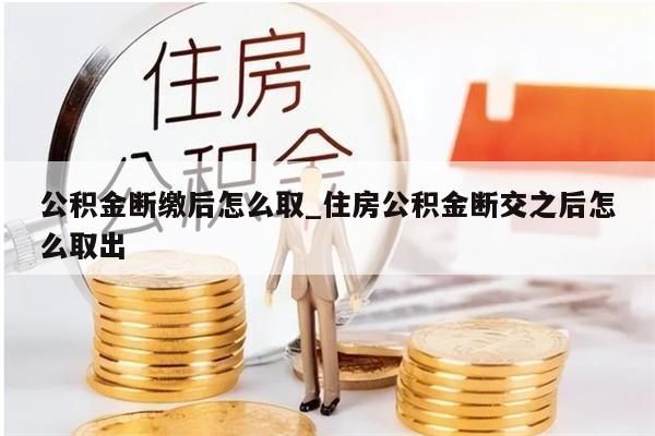 公积金断缴后怎么取_住房公积金断交之后怎么取出